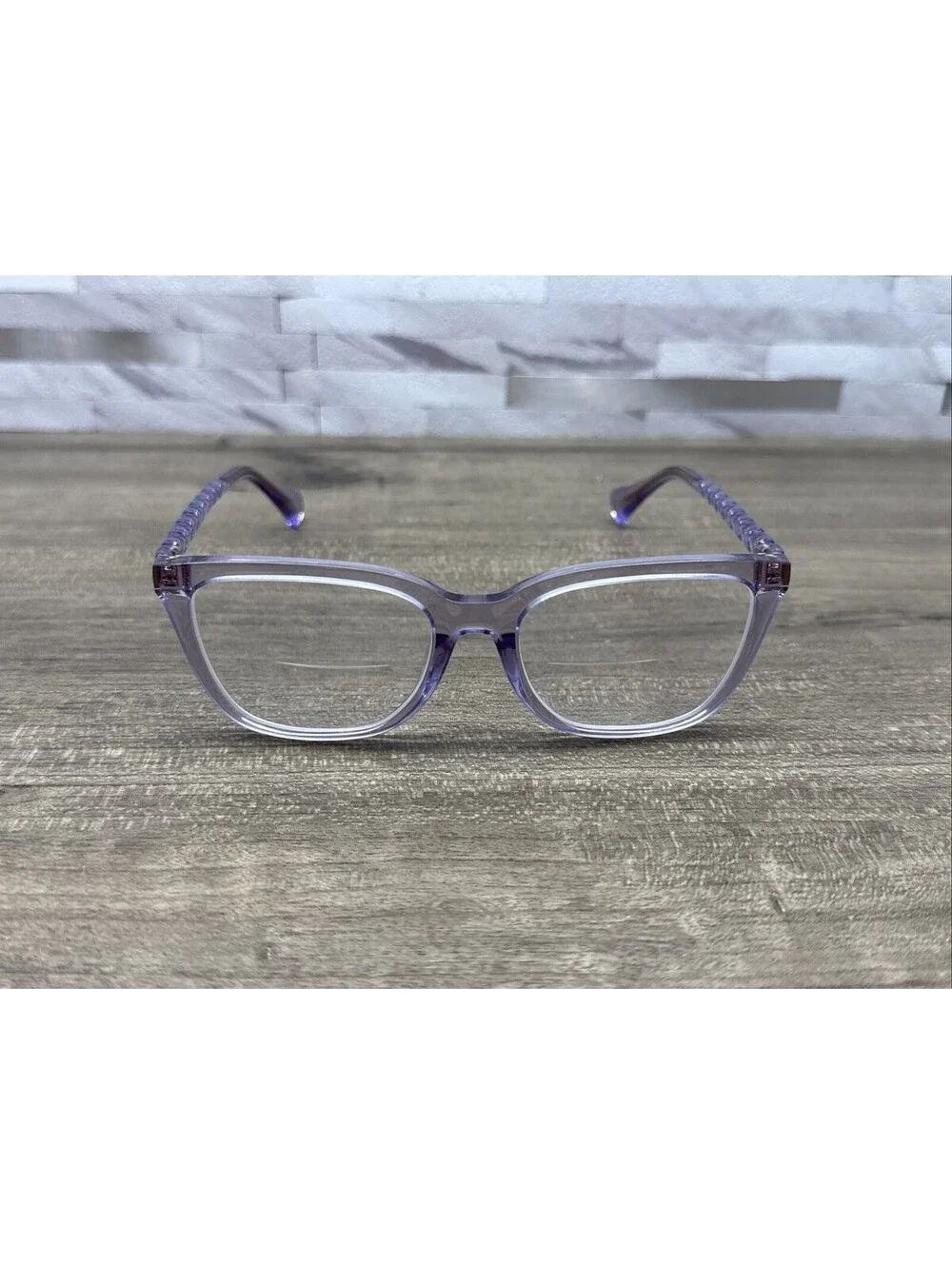 Ralph Lauren RA 7178U 5746 Purple Clear Translucent Cat Eye Eyeglasses 52-17-145